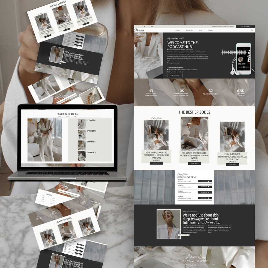 1-Page Systeme Funnel: Minimal Theme