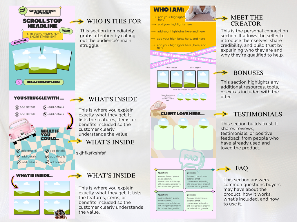 Sales Page Bundle for Stan Store/Beacons