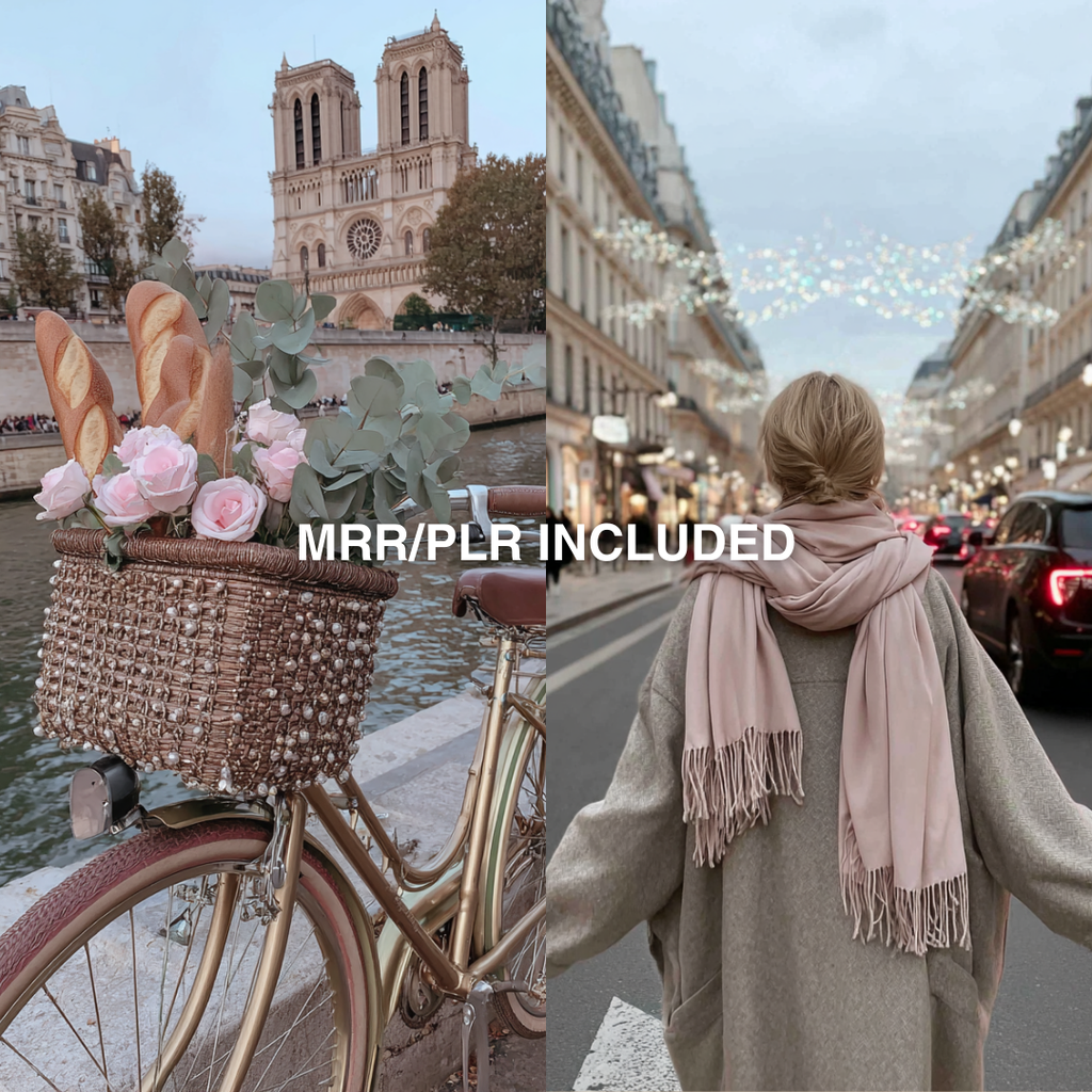 Pastel Paris AI Stock Imagery | 60 Images