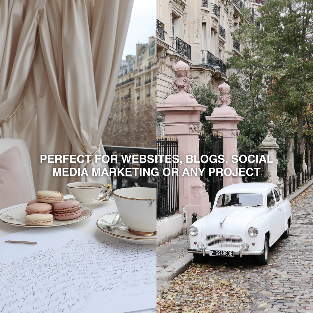 Pastel Paris AI Stock Imagery | 60 Images